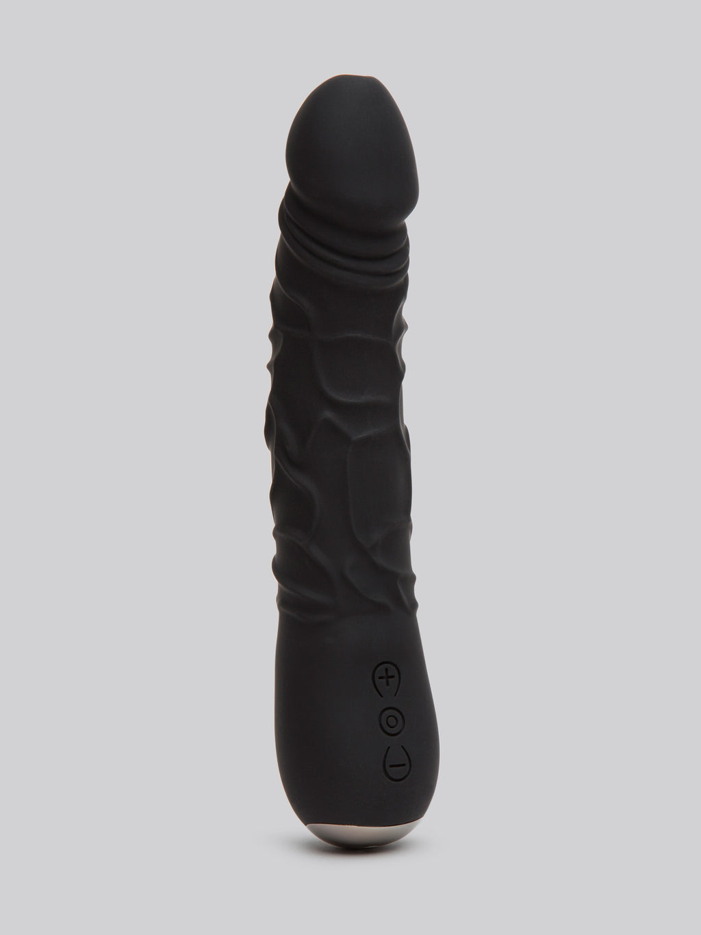 Desire Luxury Rechargeable Realistic Dildo Vibrator 6.5 Inch, Black