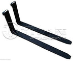 titan attachments pro-duty skid steer pallet fork attachment, 48" fork blades, rate 5,000 lb, quick tach tractor loader