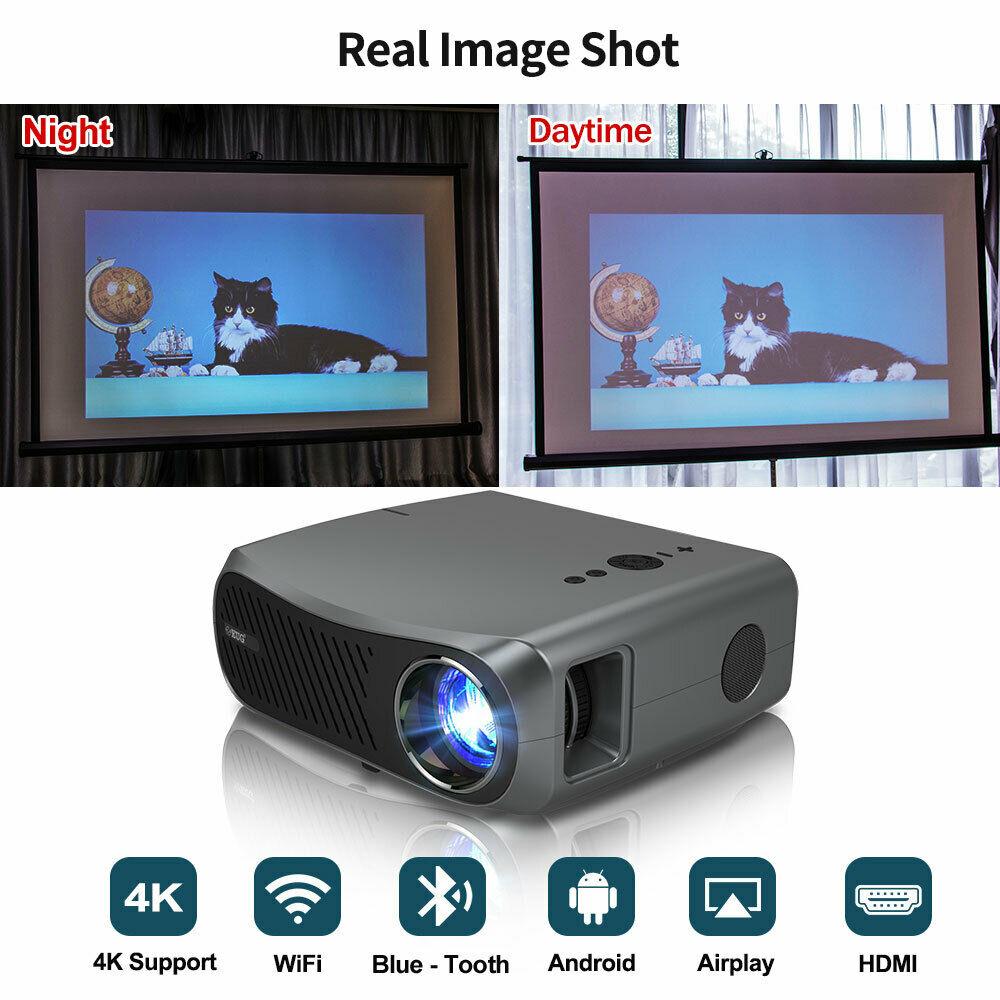 4k android projector 5g wifi home theater proyector bt meeting ppt 16gb movie tv