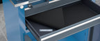 20 Drawer Rolling Tool Chest Combo,Tool Cabinet with  Countertop, Modular Tool Chest with LocDrawers and Connection Parts, 360° Swivel BraWheels & Padded Feet, Blue