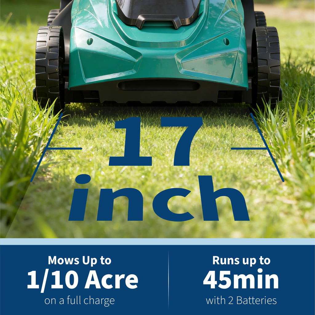 17 Inch Electric Lawn Mower Cordless