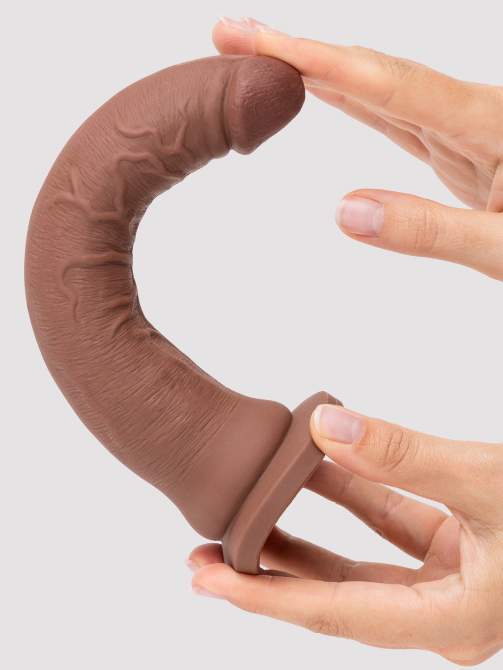 Lifelike Lover Ultra Realistic Suction Cup Dildo 8 Inch, Flesh Brown | Flesh Brown