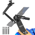 Lawn Mower Blade Sharpener, 15°–45° Adjustable Lawnmower Blade Sharpener, Fits 1.65"–3.60" Mower Blades, Use with Angle Grinder, Precision Lawn Mower Blade Sharpening Tool