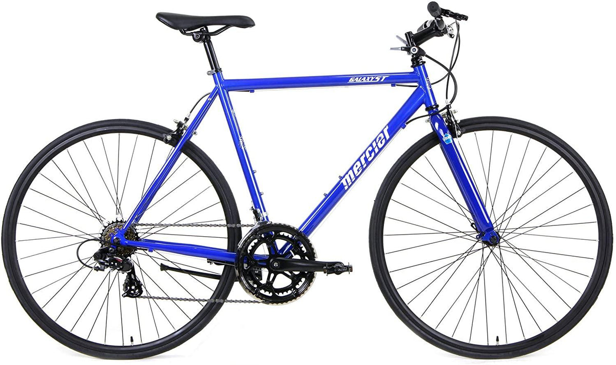 Mercier Flat Bar Steel Road Bike with  Shifting, Galaxy ST Express Commuter Bike/Racer by Cycles