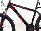 24 Speed Adult Mountain Bike 26 Inches Steel Frame Lightweight Mountain Bike Disc Brakes Anti-Slip Bicycle for Men Women