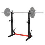 GoDecor Adjustable Barbell Squat Racks, Black