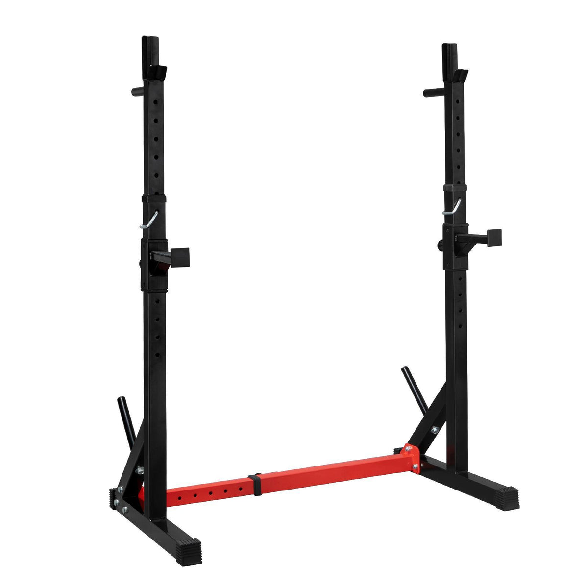 GoDecor Adjustable Barbell Squat Racks, Black