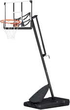Basketball Hoop Basketball Goal 54" Basketball Backboard 7.5ft-10ft Height Adjustable Portable Basketball System for Adult Youth Kids Indoor Outdoor Use