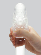 TENGA Egg Lovers Heart Textured Male Masturbator, Clear