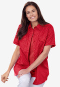 short-sleeve cotton campshirt