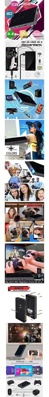 mini mobile phone projector hd connected tv wireless mobile support tf card