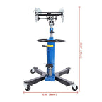 1100Lbs 2 StaHydraulic Transmission Jack Height Adjustable Auto Shop Car Lift