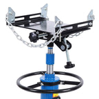 1100Lbs 2 StaHydraulic Transmission Jack Height Adjustable Auto Shop Car Lift