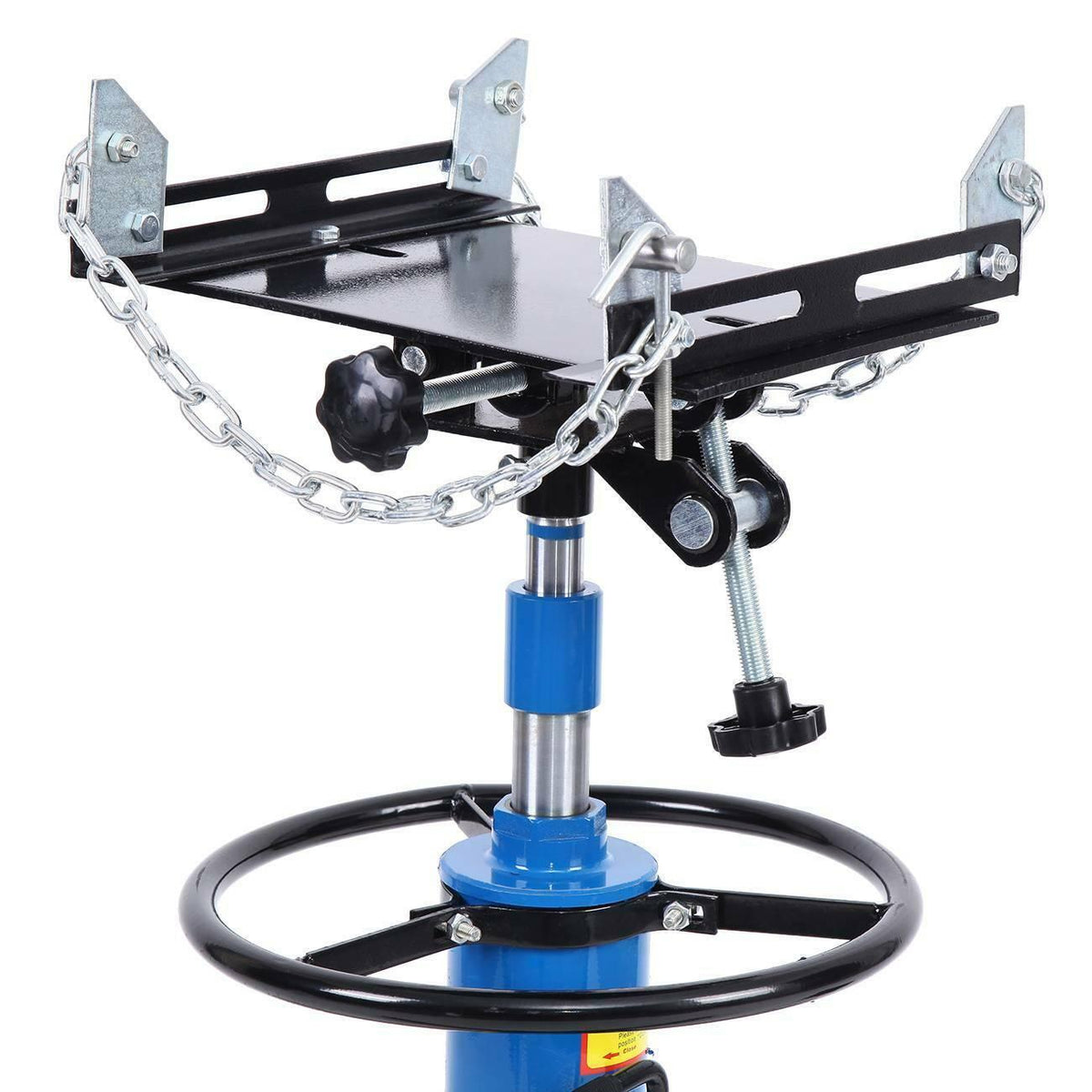 1100Lbs 2 StaHydraulic Transmission Jack Height Adjustable Auto Shop Car Lift