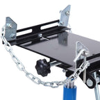 1100Lbs 2 StaHydraulic Transmission Jack Height Adjustable Auto Shop Car Lift