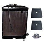 c5nn8005ab fits ford tractor radiator with pads &amp; cap naa jubilee 600 2000 4000 +