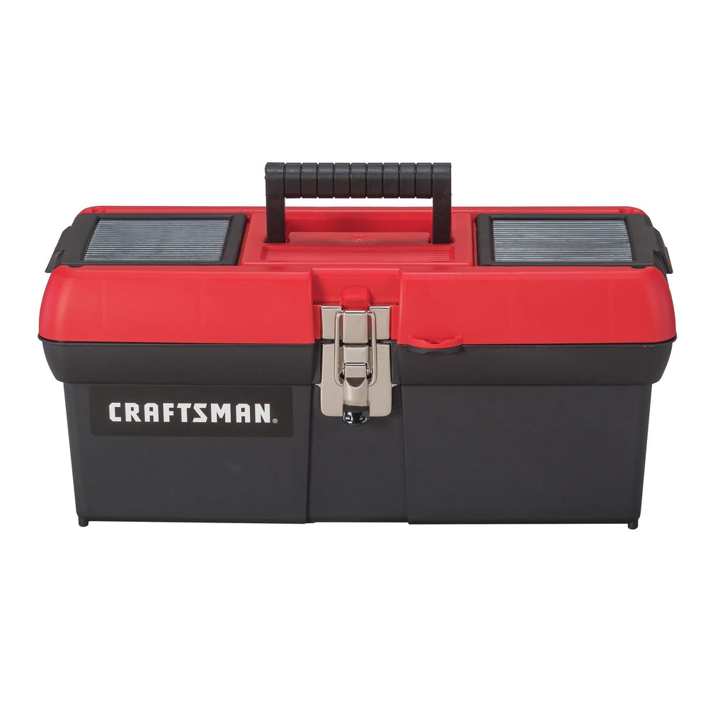 Tool Box, Lockable, 16 in., Red/Black (CMST16901)