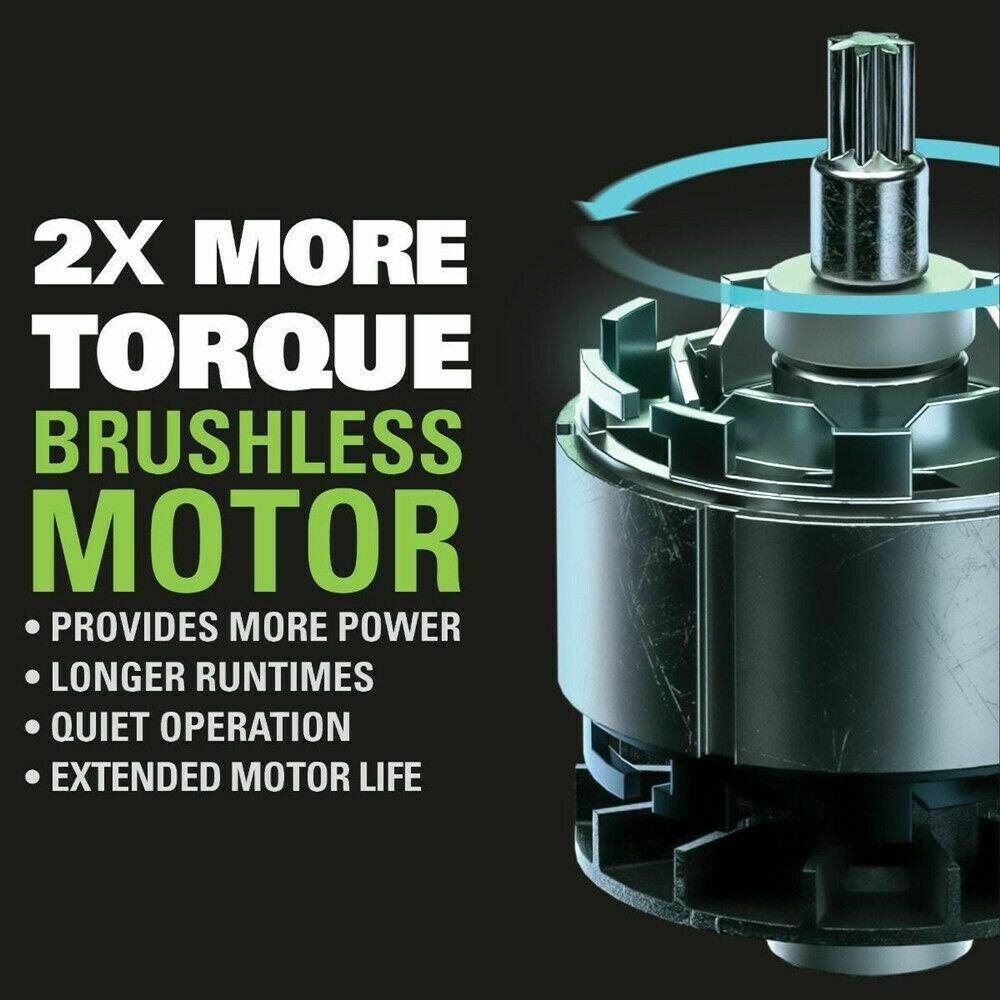Greenworks 48V 21'' Cordless Lawn Mower Self Propelled Steel Deck 2x 5Ah Battery