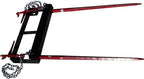 titan attachments universal bucket dual hay spears 43 in.