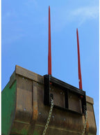titan attachments universal bucket dual hay spears 43 in.