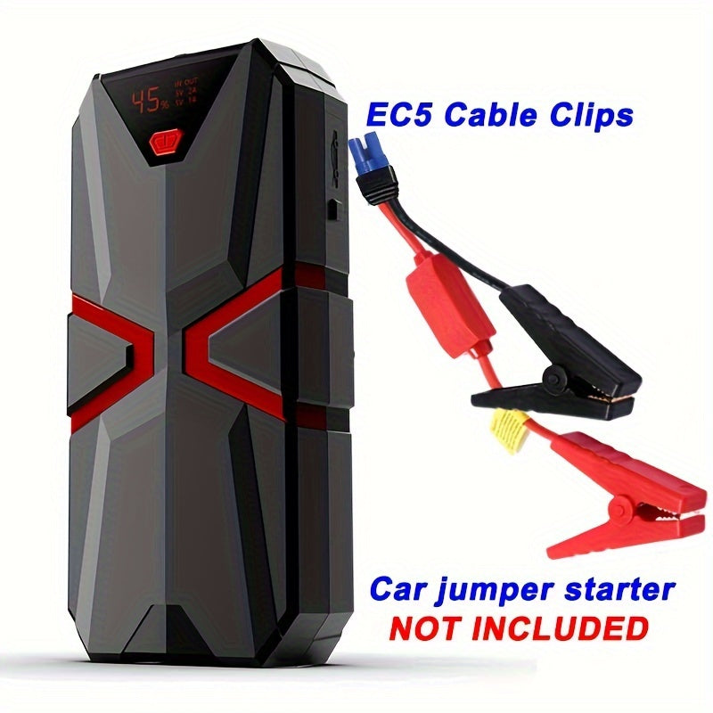 IWEWAVAN Smart Car Jump Starter Clamp Cable Emergency Lead Booster Battery Cable Alligator Clip Anti Invert