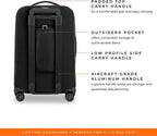 Rhapsody-Softside Spinner Luggage, Black, Tall Carry-On 22-Inch