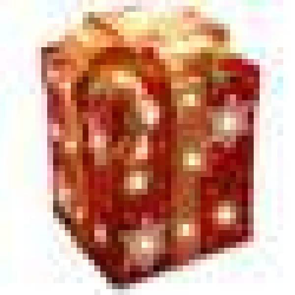 21 in. Pre-Lit Gift Box Decoration