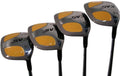 XL Big &amp; Tall Men's (+2" Longer Than Standard Length) SV3 Yellow Square Fairway 3 5 7 9 Set Golf Clubs, Right Handed Ultra Forgiving X Stiff Flex Graphite Shaft
