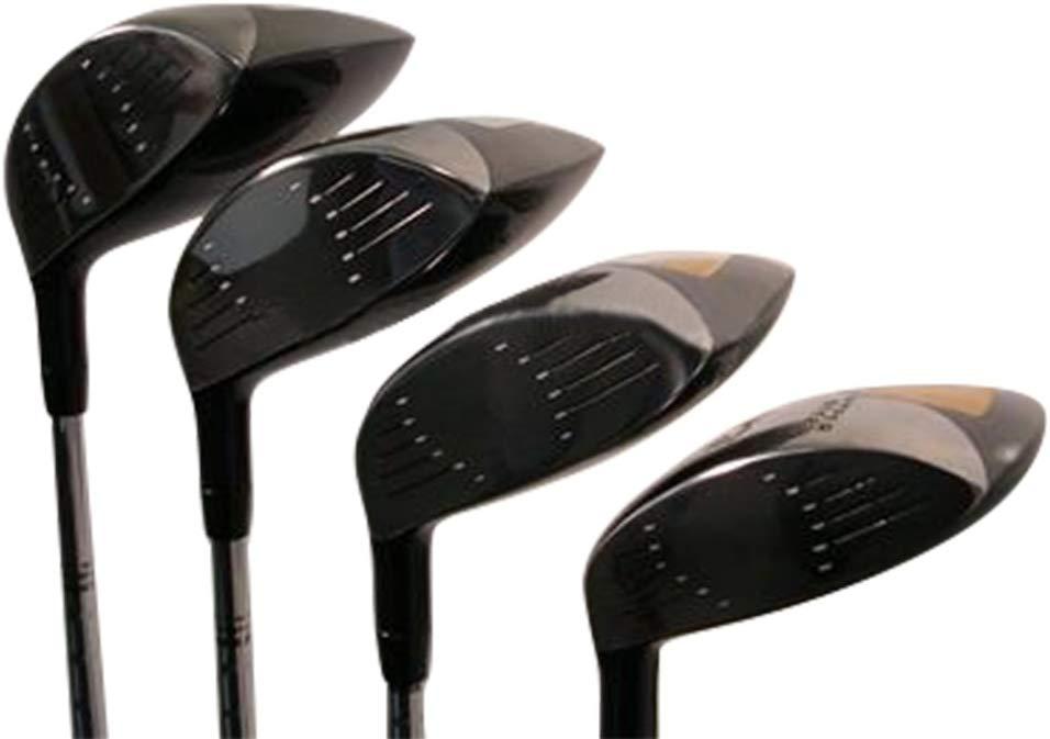 XL Big &amp; Tall Men's (+2" Longer Than Standard Length) SV3 Yellow Square Fairway 3 5 7 9 Set Golf Clubs, Right Handed Ultra Forgiving X Stiff Flex Graphite Shaft