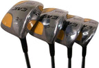 XL Big &amp; Tall Men's (+2" Longer Than Standard Length) SV3 Yellow Square Fairway 3 5 7 9 Set Golf Clubs, Right Handed Ultra Forgiving X Stiff Flex Graphite Shaft