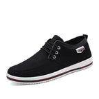 Men Handmade Lace-up Canvas Shoes