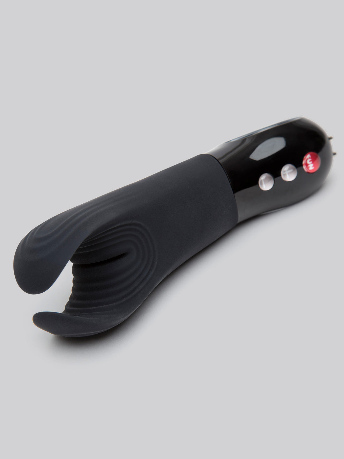 Fun Factory Manta Black Rechargeable Vibrating Male Stroker , Black
