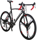 EUROBIKE Road Bike TSM XC550 Bike 21 Speed Dual Disc Brake 54CM 3-Spoke Wheels Bicycle