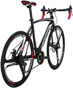 XC550 Road Bike 21 Speed Bike 54Cm Steel Frame 700C 3-Spoke Wheels Bicycle