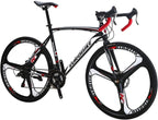 XC550 Road Bike 21 Speed Bike 54Cm Steel Frame 700C 3-Spoke Wheels Bicycle