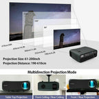 5g wifi 8500lumen native 1080p android projector smart movie tv hdmi 4k zoom vga