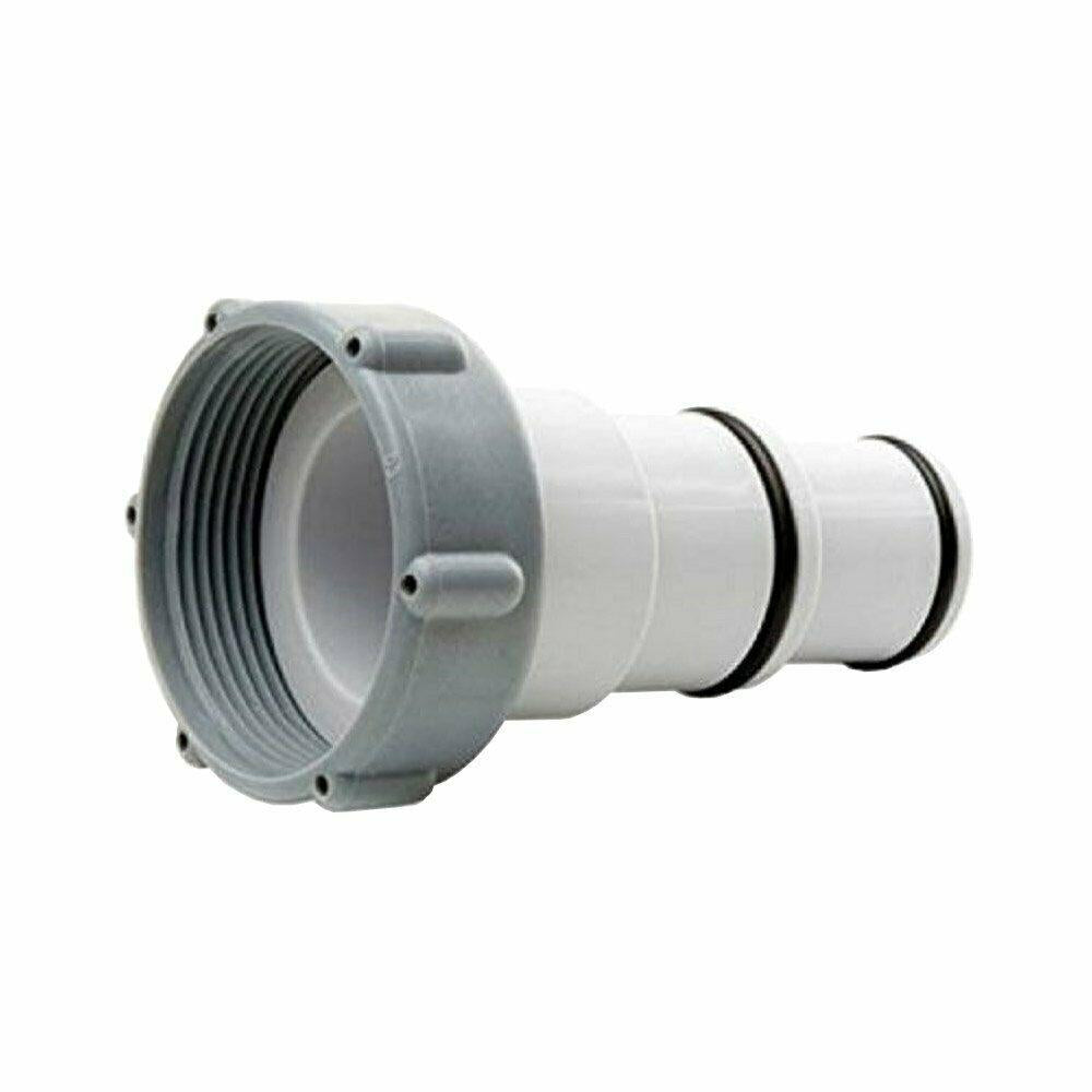 intex pool sand filter pump w/ automatic timer &amp; replacement hose adapter