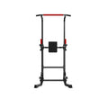 Joppoint Power Tower Exercise Equipment for Home Gym Multi-Function Home Strength Training Tower Dip Station for Pull-up, Push-up, Black-red