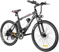 VIVI Electric Bike for Adults, 26" Electric Mountain Bike, 350W Electric Bicycle, Adults Ebike with Removable 8Ah Lithium-ion Battery,  21 Speed (350W 8Ah Black)