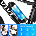 VIVI Electric Bike 26" Electric Mountain Bike, 350W Ebike 20MPH Electric Bikes for Adults/Electric Commuter Bicycle with Removable 8Ah Lithium-Ion Battery,  21 Speed