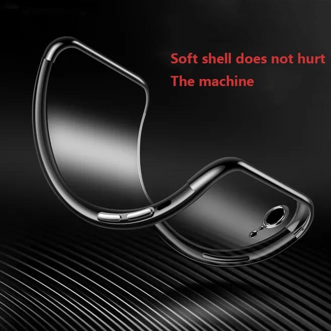 Phone Case - Luxury Ultra Thin Transparent Plating Shining Soft TPU Phone Case For iPhone XS/XR/XS Max