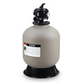 19-inch top mount swimming pool sand filter with 6-way valve