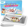 Rolled Ice Cream Maker Kit - Ice Cream Cold Plate Makes Delicious Treats - Rolled Ice Cream Tray is Perfect  Ice Cream Maker - Roll Ice Cream Maker for Kids & Family