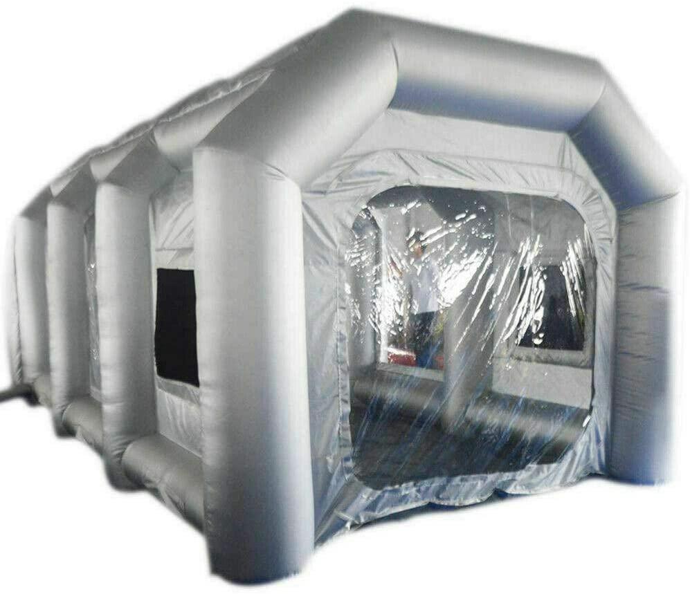 TFCFL Inflatable Paint Booth 20x10x8ft Inflatable Spray Booth for Portable Car Paint Booth for Car Parking Tent Workstation