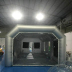 TFCFL Inflatable Paint Booth 20x10x8ft Inflatable Spray Booth for Portable Car Paint Booth for Car Parking Tent Workstation