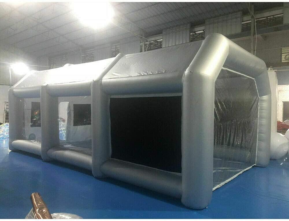 TFCFL Inflatable Paint Booth 20x10x8ft Inflatable Spray Booth for Portable Car Paint Booth for Car Parking Tent Workstation