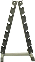 Amber Fight Gear A-Frame Dumbbell Rack Stand Heavy Duty 6-Tier Weight Rack for Dumbbells Hand Weights StoraStand for Home or Gym