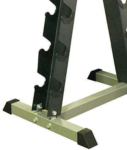 Amber Fight Gear A-Frame Dumbbell Rack Stand Heavy Duty 6-Tier Weight Rack for Dumbbells Hand Weights StoraStand for Home or Gym