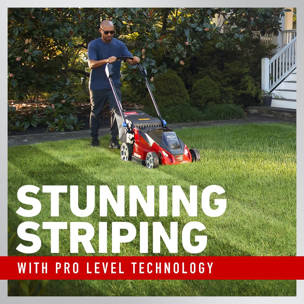 60V MAX* 21 in. StripeSelf-Propel Lawn Mower - Battery/Charger Not Included
