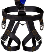 Fusion Climb Pegasus Lite Half Body Reinforced Lanyard Zipline Harness 23kN M-XL Black Blue